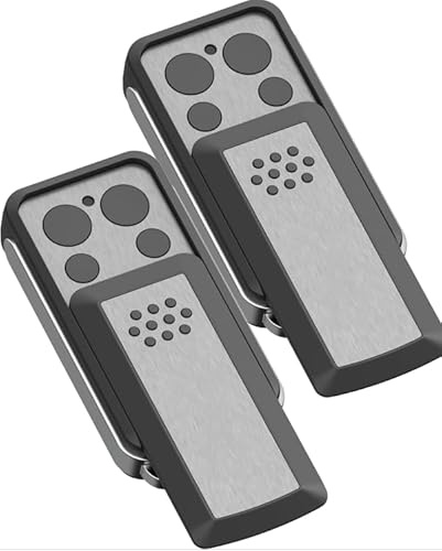 114253 Ouvre-portail de garage, télécommande coulissante motorisée, télécommandes de portail pour AVIDSEN 114253 104257 104251, compatible avec les marques Avidsen Extel (2 stuck)
