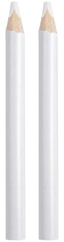 2 Pieces White Nail Whitening Pencils - French Art Manicure Pen DIY Dot Line Pattern Nail Art Supplies