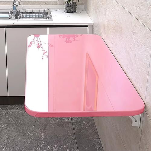 Mesa plegable para ordenador de 70 x 40 cm, color rosa