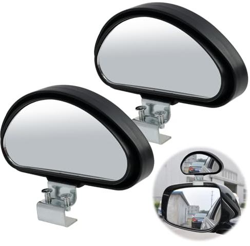 2er Set,Toter Winkel Spiegel Auto Blind Spot Spiegel, Universal Trainer Rückspiegel HD Einstellbar,zusatzspiegel auto außen,360 Grad Weitwinkel,Zusätzliche Sicherheitsspiegel für Alle Fahrzeugtypen