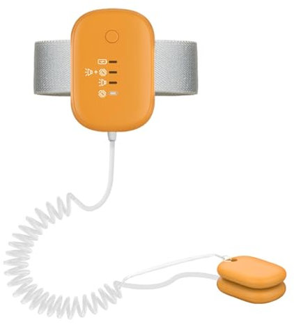 Alarma de enuresis: monitores con sensor de enuresis, alarma de y carga USB | Accesorio para enuresis con 3 modos, alarma segura de alta sensibilidad para niños, niñas, niños y ancianos.