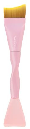 MSQ Ultra Thin Foundation Brush 2 in 1 Silicone Face Mask Brush Soft & Durable Face Mask Applicator for Gels, DIY Masks, Easy-to-Clean