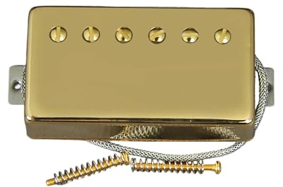 Ein Alnico 5 E Gitarre Humbucker Chrom/Schwarz Oder Gold Optional Professionelle Tonabnehmer für E-Gitarren(Gold Neck)