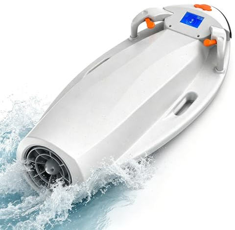 Aredwhiterui 2-in-1 Wasserboard & Unterwasser-Explorer - 6000W Leistung, 2 Geschwindigkeitsmodi, 5M Tauchtiefe, 40–80Min Laufzeit, Tragbares Schwimmbrett für Pool, See, Strand und Urlaub
