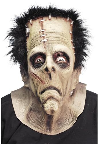 Smiffys Maske Monster, Über Kopf, Latex Halloween
