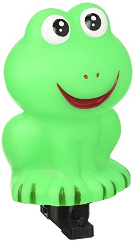 Point 16016601 - Campanello da Bicicletta per Bambini a Forma di Rana, da Fissare al Manubrio, Colore: Verde