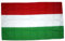 Fahne/Stockflagge Ungarn 30 x 45 cm Flagge