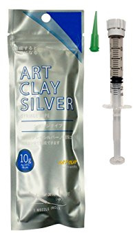 Art Clay Silver New Formula Syringe, 10g 1 Tip