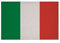 U24 Aufnäher Italien Fahne Flagge Aufbügler Patch 9 x 6 cm