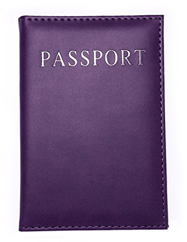Spirtan Reisepass Reisetaschen für die Familie Purple