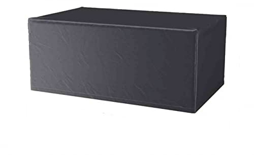 Pacific Lifestyle Platinum AeroCover Gartentisch, lichtbeständig, atmungsaktiv, Starke Ripstop-Polyester-Abdeckung für Terrassentische, leichte, wasserdichte Abdeckungen für Outdoor-Tische, B 300 x T
