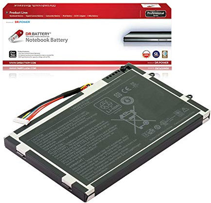 DR. BATTERY PT6V8 Battery Replacement for Dell 0DKK25 0T7YJR 0PT6V8 312-0984 8P6X6 999T2086F DKK25 KR08P6X6 P06T T7YJ T7YJR [14.8V / 63Wh]