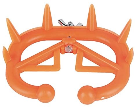 6 PC Rinder-Nasenring Kunststoff-Kuh-Nasenring Kuh Nasenring Vieh Farm Livestock Animal Supplies Entwöhnungs Plastikentwöhnungsausrüstung für Kälberrinder