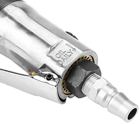 schlagschrauber,pneumatischer Luftratschenschlüssel 1/4 Zoll/3/8 Zoll Vierkant Ratschenluftschlüssel,mit Vierkantantrieb und geradem Schaft,300 U/min,1/4 Einlassanschluss, 90 psi Luftdruck(1/4)