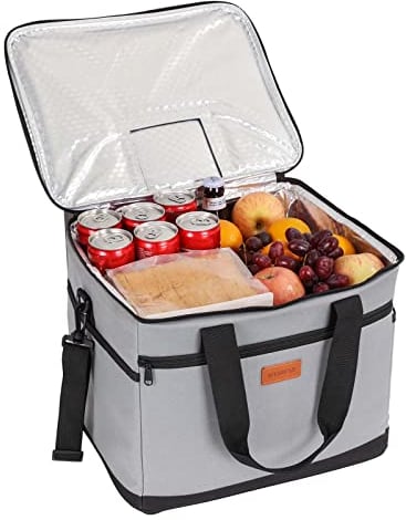 Kollea Kühltasche - 30L Picknicktasche - Isoliertasche - Lunchtasche Hält warm und kalt, Auslaufsicher, Mit Tragegurten, Mehrere Taschen - Ideal für Reisen, Camping, Grillen, Lebensmitteltransport