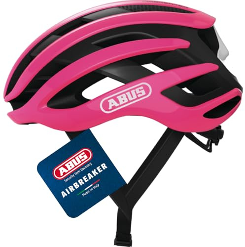 ABUS Casque de Vélo de Route AirBreaker, Rose, Taille L