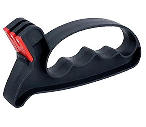 Zonster 1pc Affûteur, 2 en 1 Aiguiseur Manuel pour Couteaux De Cuisine Ciseaux De Cuisine Outils De Cuisine