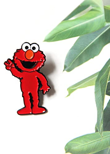 hcma Heißer Kinder Geschenk Pin Sesamstraße ELMO Big Bird Cookie Monster Cartoon Figur Emaille Metall Brosche