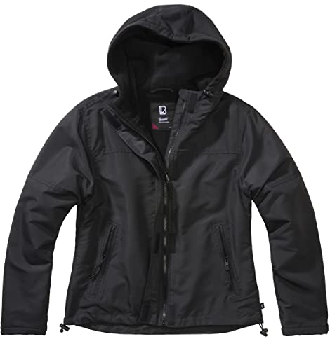Brandit Women Frontzip Windbreaker, Farbe: black, Größe: 4XL