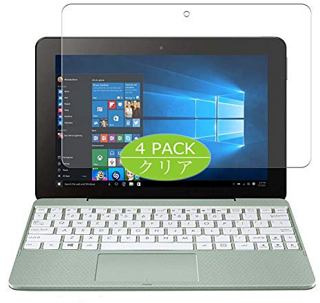 VacFun 4 Pezzi Pellicola Protettiva, compatibile con ASUS Transformer Book T101HA 10.1 Screen Protector Protezioni Schermo (Non Vetro Temperato) NuovaVersione