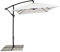 Decorspace - Sombrilla lateral de acero para jardín y balcón (2 m x 3 m, natural)