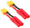 LINSYRC 2 Stücke XT60 Buchse auf HXT 4MM 4,0MM Männlich Buchse Rundstecker Bananenstecker Adapter Kabel für RC Lipo Akku