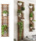 Griglia Resistente Naturale Legno,Fioriera Grigliato Legno da Giardino Vaso per Piante Rampicanti,per Sostegno a Muro Fiori e Piante Fioriere Sospese Decorazione Murale Terrazza (120x29cm/47.2x11.4in)