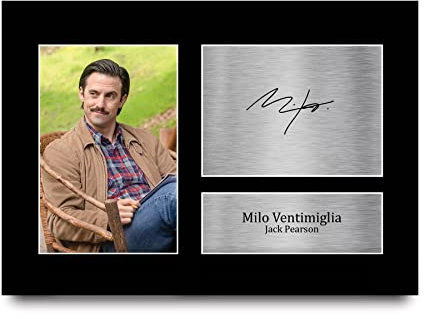 HWC Trading A4 Milo Ventimiglia This Is Us Geschenke Gedrucktes Signiertes Autogramm Foto für Fans von Fernsehshows