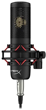 HyperX ProCast – Großmembran-Kondensatormikrofon, XLR-Anschluss, Schwarz