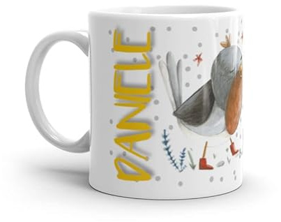 Paolo Chiari Tasse mit Namen Daniele, 300 ml, Keramik