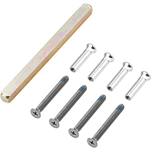 FSB 0 05 0565 00800 0000 Zubehör ASL/AGL für Türdrückergarnituren Türstärke 25-38mm, Stahl verzinkt 9-teilig, Silber