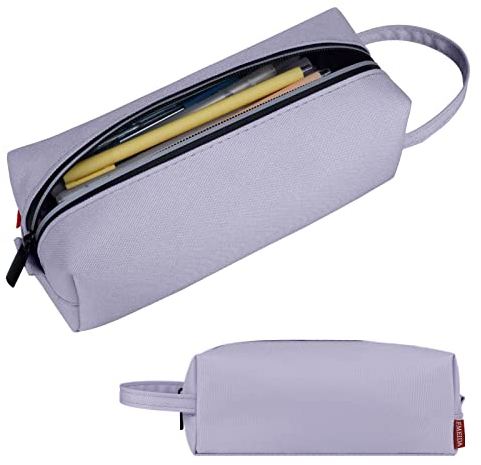 Fmeida Federmäppchen Mädchen Federtasche Junge Schlampermäppchen Federmappe Etui Single Stiftemäppchen Stiftemappe Schüttelpenal Mäppchen Erwachsene für Büro Uni (Lila)