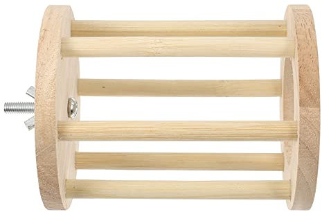 Mipcase Futterspender Für Hasen Aus Holz Futterkrippe Für Haustiere Chinchilla- Futterspender Aus Gras Für Tiere