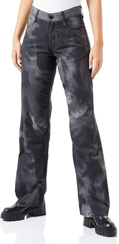 G-STAR Damen Judee Low Waist Loose Jeans Mehrfarben (dk Black Blurry camo D22889-D386-G144) 29W / 30L