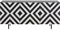 Kare Design Sideboard Arctic, Schwarz/Weiß, Handgearbeitet, Jedes Stück EIN Unikat, Soft-Close Türen, Kommode für Wohnzimmer, Ablage für Flur, Mango Massivholz, 75x160x38 cm (H/B/T)