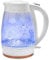 RA-HOMESTORE Diamond Glass Kettle 3000W Fast Boil 1.7 Litres Illuminated LED Overheat Protection Washable Limescale Accents Water Measurement 360° Rotation Base- White & Rose Gold