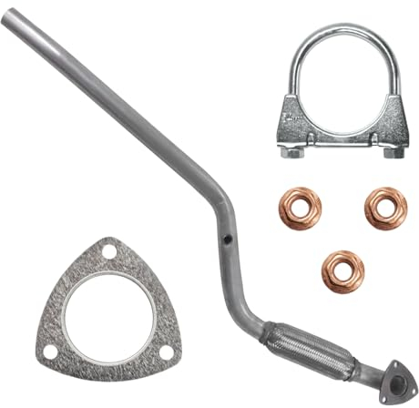 Polmo Schalldämpferset Auspuff Kollektorrohr für Opel Meriva 1 I A 2003-12/2005 1.6 Schrägheck
