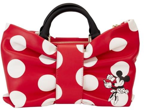Loungefly Mickey Mouse Minnie Rocks The Dots Frauen Umhängetasche rot/weiß/schwarz