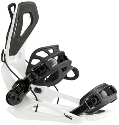 HEAD RX ONE Snowboard Bindings, Color: White, Size: M (344324-M)
