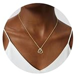 CASSIECA Damen Buchstaben J Kette Gold Halskette Herz 18K Personalisierte Geburtstags Weihnachten Geschenk für Frauen Mädchen Mama Freundin (Mit Box)