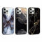 Foonary 3 Pezzi Cover per Apple iPhone 12 Pro Max 6,7, Custodia Aesthetic Marmo Motive Design Cellulare, Ultra Sottile Morbido Silicone Antiurto AntiGraffio Protezione Phone Case, Marmo 02