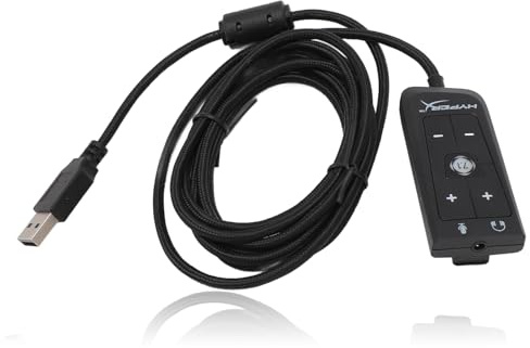 Adattatore audio da USB a jack da 3,5 mm, adattatore audio USB a jack da 3,5 mm, adattatore USB per HyperX Cloud II, per PS5, per serie X S, per One