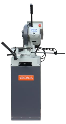 BOKA CS-275 Manuelle Metallkreissäge 275mm-Sägeblatt, Schnellarbeitsstahlblatt, robuste Gehrungssäge mit doppeltem Schraubstock