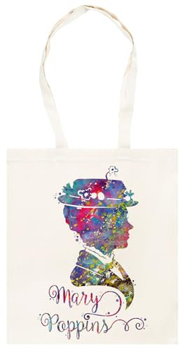 Udaytee Mary Poppins Artistic Profile Borsa Shopping Unisex In Cotone Beige