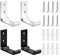 ZBHDEYG 4 ganchos plegables para ropa, soporte de pared, ganchos de pared plegables, ganchos invisibles, ganchos de metal para dormitorio, baño