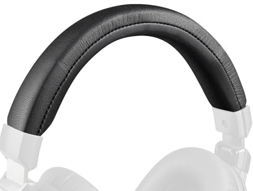 SOULWIT Protein Leder Kopfband Headband für Audio Technica ATH MSR7, MSR7NC, MSR7BK, MSR7GM (Do Not Fit MSR7b/MSR7bBK/MSR7bGM) Kopfhörer, Ersatz Stirnband Polster Reparaturteil