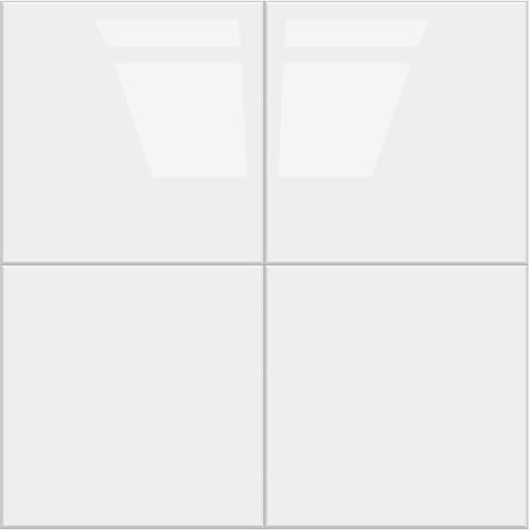 WalDecoo 5-Stück Weiße Quadratische Fliesenaufkleber Küchenrückwand Fliesen Klebefliesen Fliesenfolie 3D Selbstklebend Küche Bad 22,9 * 22,9CM