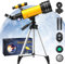 Teleskop Astronomie, 70mm Blende & Aperture 400mm (20-200X), Teleskop Refraktor, FMC Hohe Übertragung, Stativ, Telefonadapter, Fernbedienung, Astronomie Geschenke für Kinder Erwachsene Anfänger