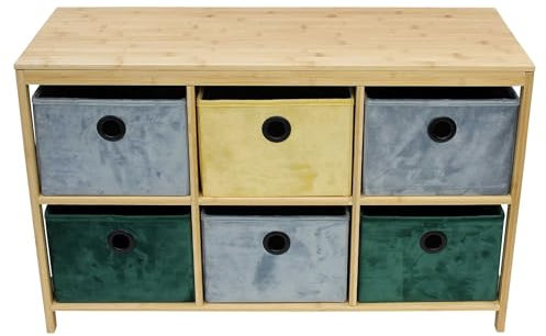 FRANK FLECHTWAREN Bambusregal Multicolor