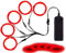 EL-Draht, Noise Reduction Neonlichter Draht 5 in 1 Meter, Elektrolumineszenzdraht für Halloween, Weihnachtsfest, DIY Dekoration…… (rot)
